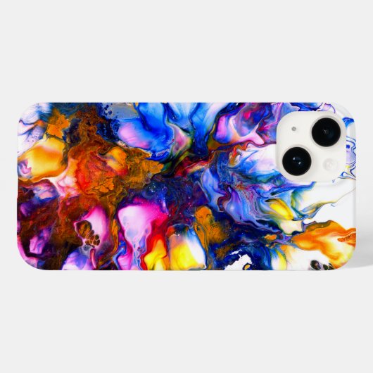 鮮やか抽象芸術流体アートゲート Case-Mate iPhoneケース (裏面 (横))