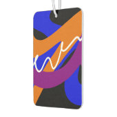 鮮やか抽象芸術流 カーエアーフレッシュナー (左)