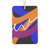 鮮やか抽象芸術流 カーエアーフレッシュナー (裏面)