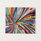 鮮やか抽象芸術爆モダン発芸術 タペストリー (正面(横))