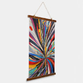 鮮やか抽象芸術爆モダン発芸術 吊り下げ型タペストリー (傾斜あり)