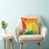 鮮やか抽象芸術爆発 クッション (椅子)