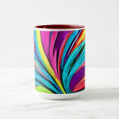鮮やか抽象芸術爆発 マグカップ (中央)
