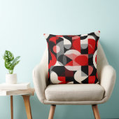 鮮やか抽象芸術絵を描と幾何形状 クッション (椅子)