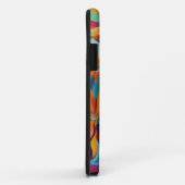 鮮やか抽象芸術花電話ケース Case-Mate iPhoneケース (裏面/右)