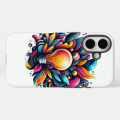 鮮やか抽象芸術電球の爆発 Case-Mate iPhoneケース (裏面 (横))