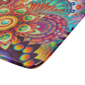 鮮やか抽象芸術 カッティングボード (角)