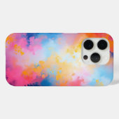 鮮やか抽象芸術 – ピはっきりしたンク Case-Mate iPhoneケース (裏面 (横))