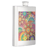 鮮やか抽象芸術 フラスク (右)