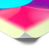 鮮やか抽象芸術 ポスター (角)