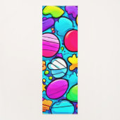 鮮やか抽象芸術 ヨガマット (正面)