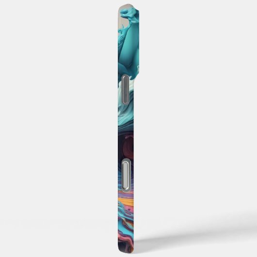 鮮やか抽象芸術:携帯電話をアート作品にする Case-Mate iPhoneケース (裏面 / 右)