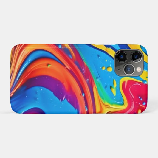 鮮やか抽象芸術 Case-Mate iPhoneケース (裏面(横))