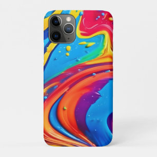 鮮やか抽象芸術 iPhone 11 PROケース