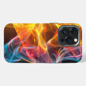 鮮やか抽象芸術iPhoneケース iPhoneケース (裏面横)