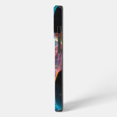 鮮やか抽象芸術iPhoneケース iPhoneケース (左側面)