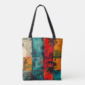 鮮やか数々のグランジフローラトート トートバッグ (裏面)