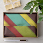 鮮やか数々の斜ストライプ光 薄葉紙 (ギフト)