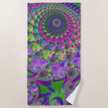 鮮やか数々の色フラクタル曼荼羅