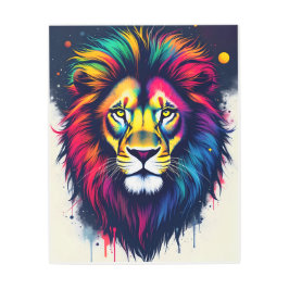 鮮やか数々の色抽象芸術 メタルプリント