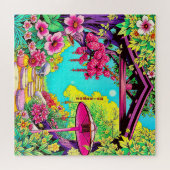 鮮やか日本の庭 ジグソーパズル (横)