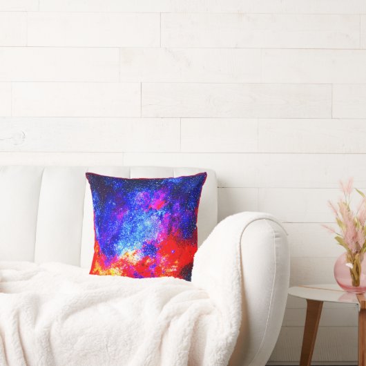 鮮やか星雲の色。買今 クッション (ソファ)