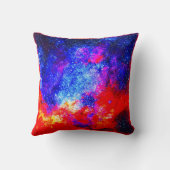 鮮やか星雲の色。買今 クッション (裏面)