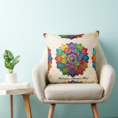 『鮮やか曼荼羅の創造』 クッション (椅子)