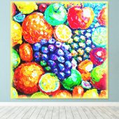 鮮やか果実の色。買今 キャンバスプリント (インサイチュ (ウッドフロア))