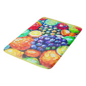 鮮やか果実の色。買今 バスマット (アングル)