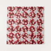 鮮やか正方形タペストリー(57インチx 57インチ) タペストリー (正面(横))