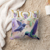 鮮やか母フローラデザイン クッション (ブランケット)