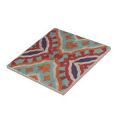 鮮やか民族動揺して幾何学模様 タイル (側面)