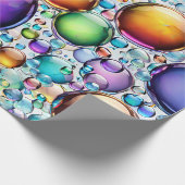 鮮やか泡 ラッピングペーパー (角)