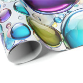 鮮やか泡 ラッピングペーパー (ロールコーナー)