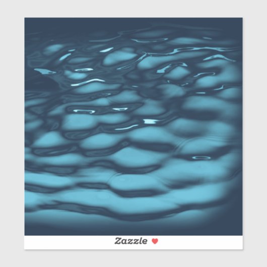 鮮やか海カレントテクスチャ シール (シート)