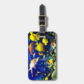 鮮やか海ライフテンプレート ラゲッジタグ (正面縦)