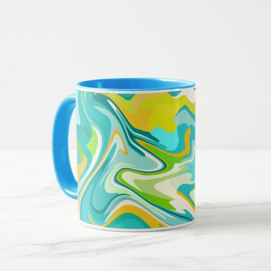鮮やか海 マグカップ (正面左)