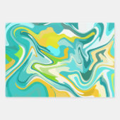 鮮やか海 ラッピングペーパーシート (正面)