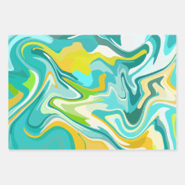 鮮やか海 ラッピングペーパーシート