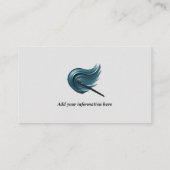 鮮やか深いブルーアイシャドウ 名刺 (裏面)