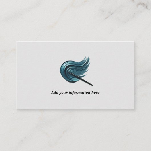 鮮やか深いブルーアイシャドウ 名刺 (裏面)