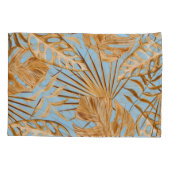 鮮やか熱帯の花カラフル：継ぎ目。 枕カバー (裏面)