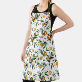 鮮やか白花葉明夏 エプロン (インサイチュ)