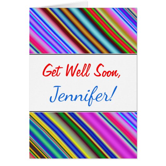 鮮やか目に色の数々の付いたストライプパターン (正面)