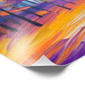 鮮やか秋の葉風景アート フォトプリント            (角)