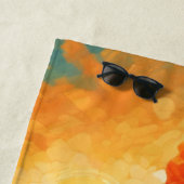 鮮やか秋リバーシーン ビーチタオル (インサイチュ)