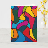 鮮やか空白の カード (黄色い花)