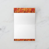 鮮やか紅葉ノートカード サンキューカード (内部)