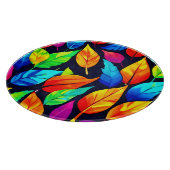 鮮やか紅葉パターン カッティングボード (角)